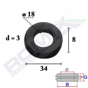 przelotka gumowa C70393