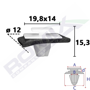 spinka listwy C70911