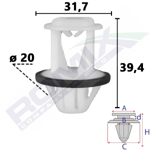 spinka listwy C70917