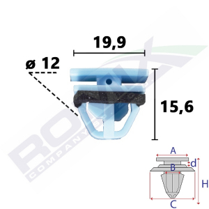 spinka listwy C70879