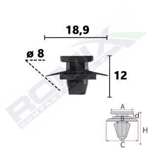 spinka listwy C70881